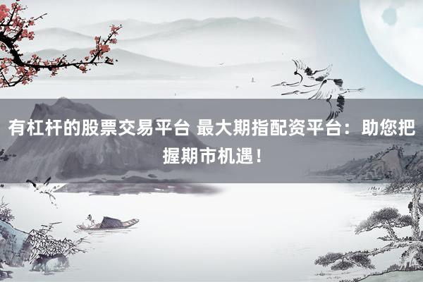 有杠杆的股票交易平台 最大期指配资平台:助您把握期市机遇!