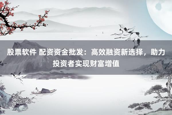 股票软件 配资资金批发：高效融资新选择，助力投资者实现财富增值